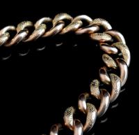 Antique Victorian 9ct Rose Gold Curb Bracelet, Heart Padlock (5 of 13) Antique Victorian 9ct Rose Gold Curb Bracelet, Heart Padlock (5 of 13)