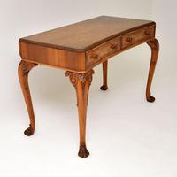 Antique Burr Walnut Queen Anne Style Console Server Table (4 of 10) Antique Burr Walnut Queen Anne Style Console Server Table (4 of 10)