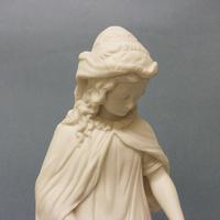 English Parian Ware Figure of a Girl & Sheep c.1860 (7 of 8) English Parian Ware Figure of a Girl & Sheep c.1860 (7 of 8)