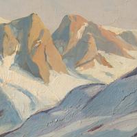 Emanuel A Petersen, Arctic Landscape With Inuit, Oil Painting (8 of 8) Emanuel A Petersen, Arctic Landscape With Inuit, Oil Painting (8 of 8)