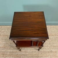 Sheraton Design Edwardian Mahogany Antique Revolving Bookcase (4 of 6) Sheraton Design Edwardian Mahogany Antique Revolving Bookcase (4 of 6)