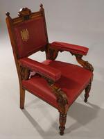 Finely Carved Late 19th Century Civic Armchair (3 of 8) Finely Carved Late 19th Century Civic Armchair (3 of 8)