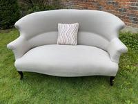 French Two Seater Sofa in Linen (3 of 8) French Two Seater Sofa in Linen (3 of 8)