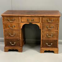 Edwardian kneehole desk in walnut (2 of 5) Edwardian kneehole desk in walnut (2 of 5)