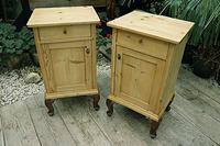 Beautiful & Unusual Old Pine Bedside Cabinets / Cupboards - We Deliver! (3 of 10) Beautiful & Unusual Old Pine Bedside Cabinets / Cupboards - We Deliver! (3 of 10)