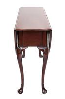 Fine Georgian period Mahogany Drake foot drop leaf table (6 of 8) Fine Georgian period Mahogany Drake foot drop leaf table (6 of 8)