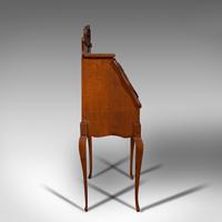 Small Antique Ladies Writing Desk, French, Oak, Bureau, Mirror, Victorian c.1900 (4 of 12) Small Antique Ladies Writing Desk, French, Oak, Bureau, Mirror, Victorian c.1900 (4 of 12)