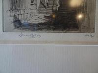 Lionel Arthur Lyndsay Etching Ferry Lane The Rocks (3 of 3) Lionel Arthur Lyndsay Etching Ferry Lane The Rocks (3 of 3)