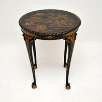 Antique Lacquered Chinoiserie Occasional Table (3 of 12) Antique Lacquered Chinoiserie Occasional Table (3 of 12)