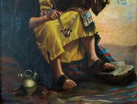 Beautiful Original 19thc Portrait Oil Painting of Smoking Arabian Gentleman (10 of 13) Beautiful Original 19thc Portrait Oil Painting of Smoking Arabian Gentleman (10 of 13)