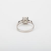Art Deco 1.85 Carat Emerald Cut Diamond Solitaire Engagement Ring c.1920 (2 of 5) Art Deco 1.85 Carat Emerald Cut Diamond Solitaire Engagement Ring c.1920 (2 of 5)