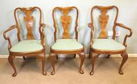 Set of Eight Queen Anne Style Walnut Dining Chairs (3 of 15) Set of Eight Queen Anne Style Walnut Dining Chairs (3 of 15)