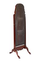Antique Walnut Queen Anne Revival Cheval Mirror c.1920 (2 of 4) Antique Walnut Queen Anne Revival Cheval Mirror c.1920 (2 of 4)