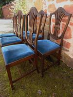 Set of 6 Hepplewhite Style Mahogany Dining Chairs (6 of 8) Set of 6 Hepplewhite Style Mahogany Dining Chairs (6 of 8)