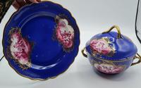 Dresden 19th Century Porcelain Ecuelle, Antique German Porcelain Covered Bowl Plate (3 of 7) Dresden 19th Century Porcelain Ecuelle, Antique German Porcelain Covered Bowl Plate (3 of 7)