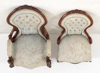 Pretty Pair of Victorian His and Her Walnut Parlour Chairs (4 of 9) Pretty Pair of Victorian His and Her Walnut Parlour Chairs (4 of 9)
