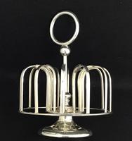 Unusual Arts & Crafts / Aesthetic Movement Carousel Style Toast / Letter Rack (4 of 6) Unusual Arts & Crafts / Aesthetic Movement Carousel Style Toast / Letter Rack (4 of 6)