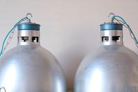 Aluminium industrial lights from Simplex Lighting Ltd. With a label stating model ST400 with serial numbers on all four. (8 of 12) Aluminium industrial lights from Simplex Lighting Ltd. With a label stating model ST400 with serial numbers on all four. (8 of 12)