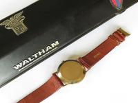 Gents 9ct Gold Waltham Wrist Watch, Boxed (5 of 5) Gents 9ct Gold Waltham Wrist Watch, Boxed (5 of 5)