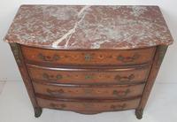 19th Century Marquetry Inlaid Rosewood Chest of Four Drawers (2 of 4) 19th Century Marquetry Inlaid Rosewood Chest of Four Drawers (2 of 4)