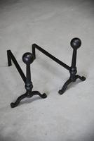 Large Cast Iron Andirons (9 of 12) Large Cast Iron Andirons (9 of 12)