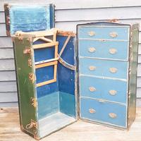 Antique Travel/ Steamer Trunk Wardrobe (3 of 16) Antique Travel/ Steamer Trunk Wardrobe (3 of 16)