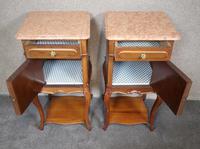 Pair of French Antique Walnut Bedside Cupboards / Night Stands c.1910 (4 of 9) Pair of French Antique Walnut Bedside Cupboards / Night Stands c.1910 (4 of 9)