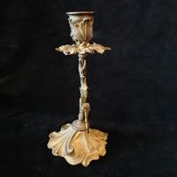 Ornate Antique Bronze & Ormolu Candlestick (5 of 6) Ornate Antique Bronze & Ormolu Candlestick (5 of 6)