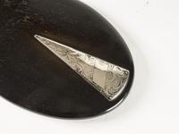 Victorian Ebony & Silver Bevelled Glass Hand Mirror (2 of 3) Victorian Ebony & Silver Bevelled Glass Hand Mirror (2 of 3)