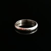 Art Deco Platinum Wedding Band, Engraved (2 of 10) Art Deco Platinum Wedding Band, Engraved (2 of 10)