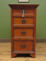 Antique Narrow Office Chest of Drawers (2 of 17) Antique Narrow Office Chest of Drawers (2 of 17)