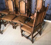 Quality Set of Eight Carolean Style Oak Dining Chairs (14 of 22) Quality Set of Eight Carolean Style Oak Dining Chairs (14 of 22)