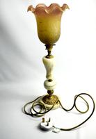 Early 20th Century White Marble Lamp (10 of 18) Early 20th Century White Marble Lamp (10 of 18)