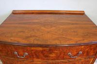 Antique Bow Front Figured Walnut Chest of Drawers (5 of 11) Antique Bow Front Figured Walnut Chest of Drawers (5 of 11)