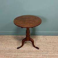 Quality Georgian Cuban Mahogany Antique Tilt Top Tripod Occasional / Lamp Table (5 of 7) Quality Georgian Cuban Mahogany Antique Tilt Top Tripod Occasional / Lamp Table (5 of 7)