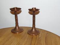 Pair of Copper Arts & Crafts Candlesticks (4 of 8) Pair of Copper Arts & Crafts Candlesticks (4 of 8)