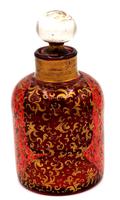 Exceptional Bohemian Glass Scent Bottle with Peasant Girl Head c.1865 (3 of 5) Exceptional Bohemian Glass Scent Bottle with Peasant Girl Head c.1865 (3 of 5)