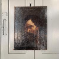 Antique Georgian oil painting portrait of dark haired bearded gentleman (4 of 11) Antique Georgian oil painting portrait of dark haired bearded gentleman (4 of 11)