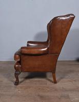 Antique Leather Wing Chair (4 of 6) Antique Leather Wing Chair (4 of 6)