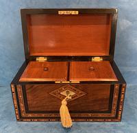 Victorian Walnut Twin Section Tea Caddy (13 of 17) Victorian Walnut Twin Section Tea Caddy (13 of 17)