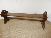 19thc Gothic Revival Oak Hall Bench (7 of 7) 19thc Gothic Revival Oak Hall Bench (7 of 7)