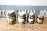 Scottish Pottery Slipware Barrel Storage Jars x4 (17 of 35) Scottish Pottery Slipware Barrel Storage Jars x4 (17 of 35)