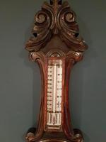 Superb Small Antique Skeletonised Banjo Barometer (3 of 5) Superb Small Antique Skeletonised Banjo Barometer (3 of 5)