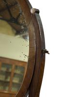 19th Century Mahogany Oval Dressing Table Mirror (4 of 6) 19th Century Mahogany Oval Dressing Table Mirror (4 of 6)