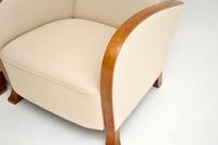 Pair of Swedish Art Deco Satin Birch Armchairs (7 of 9) Pair of Swedish Art Deco Satin Birch Armchairs (7 of 9)