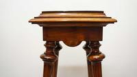 Elegant Victorian 2 Tier Walnut Pedestal or Plant Stand (9 of 12) Elegant Victorian 2 Tier Walnut Pedestal or Plant Stand (9 of 12)