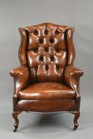 Stunning 19th Century Leather Wing Chair (3 of 6) Stunning 19th Century Leather Wing Chair (3 of 6)