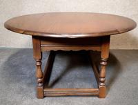 Oak Drop Leaf Occasional - Coffee Table Wood Bros, Old Charm Furniture (6 of 11) Oak Drop Leaf Occasional - Coffee Table Wood Bros, Old Charm Furniture (6 of 11)