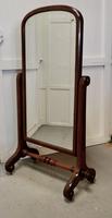 Large Victorian Mahogany Cheval Dressing Mirror (8 of 9) Large Victorian Mahogany Cheval Dressing Mirror (8 of 9)