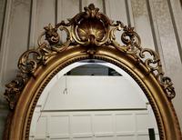 A Very Large French Rococo Oval Gilt Wall Mirror (6 of 10) A Very Large French Rococo Oval Gilt Wall Mirror (6 of 10)